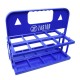 Pack 8 Botellas 750 ml + Cesta Portabotellas Plegable Azul