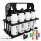 Pack 8 Botellas 750 ml + Cesta Portabotellas Plegable Negro
