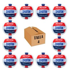 Pack 12 Balones Voleibol Zastor Spike 4V1500 Red/Blue T-4