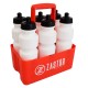Pack 6 Botellas 750 ml + Cesta Portabotellas Rojo Zastor