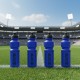 Pack 6 Botellas 750 ml + Cesta Portabotellas Plegable Azul