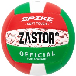 Balón Voleibol Zastor Spike 4V1500 Rojo/Verde T-4