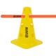 Cono 23 cm con soporte para picas