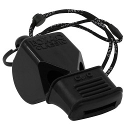 Silbato FOX 40 Classic CMG Negro con Cordón