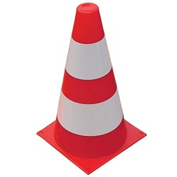 Cono Zastor Seccon Reflectante 23cm Rojo