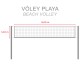 red de voley playa