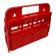 Pack 8 Botellas 750 ml + Cesta Portabotellas Plegable Rojo