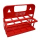 Pack 8 Botellas 750 ml + Cesta Portabotellas Plegable Rojo
